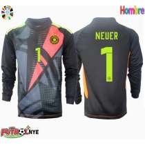 Camiseta Alemania Manuel Neuer #1 Portero Primera Equipación Eurocopa 2024 manga larga